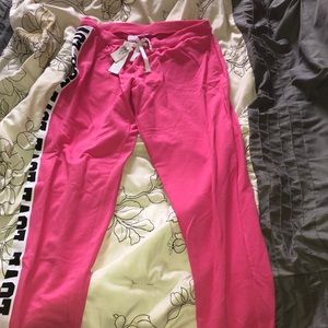 pink joggers/sweatpants